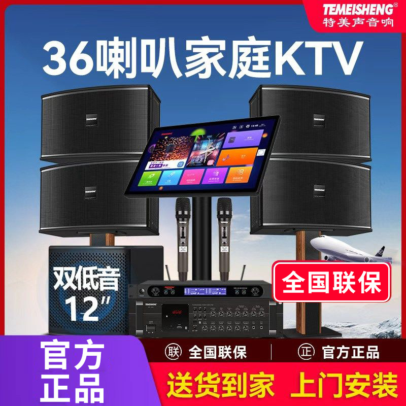 特美声H21家庭ktv音响套装卡拉ok机山水全套新款家用点歌机