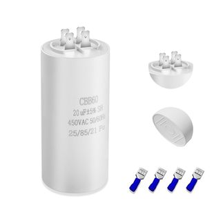 Iruihoo Cbb60 Motorcapacitor,20Μf 450V Capacitor 50\/60