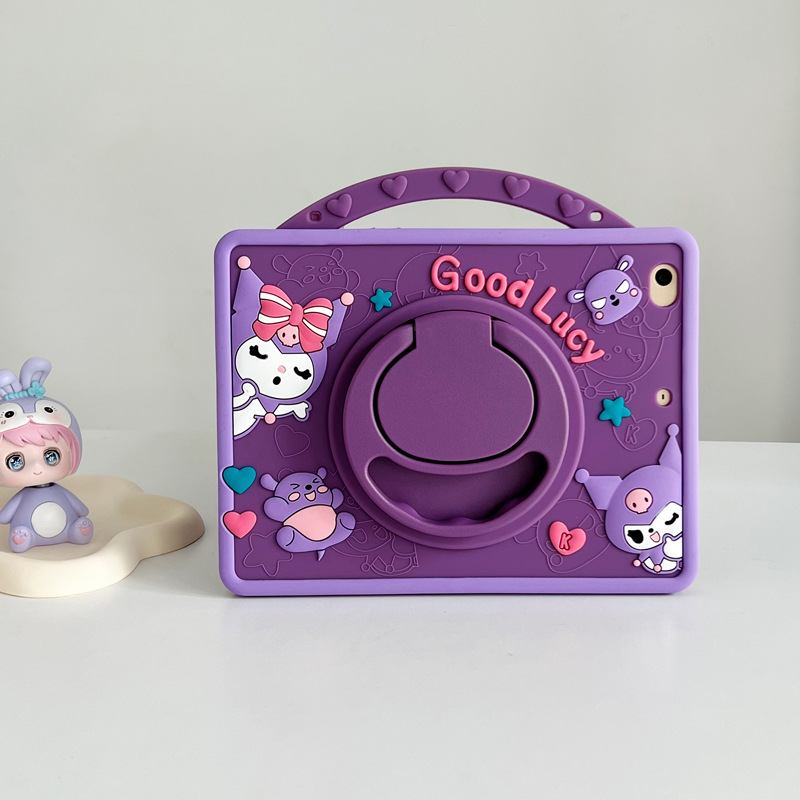 360 degree pen slot rotating bracket suitable for apple ipad protective cover silicone air4 silicone 9.7 mini5/6