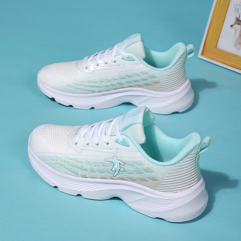 Calzado para correr para niñas Calzado deportivo de entrenamiento militar para estudiantes de secundaria para mujeres Calzado para correr de suela blanda con amortiguación ligera para estudiantes de secundaria para mujeres