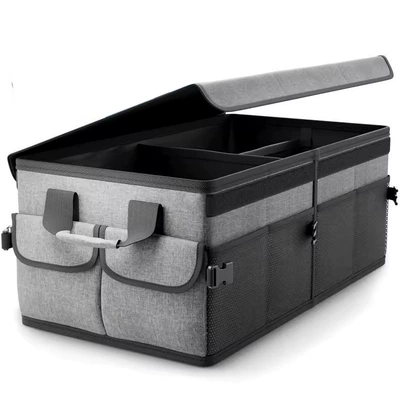 Car storage bag/box storage box car storage box - gray-cationic-50836832cm-excluding-this-cloth-handle