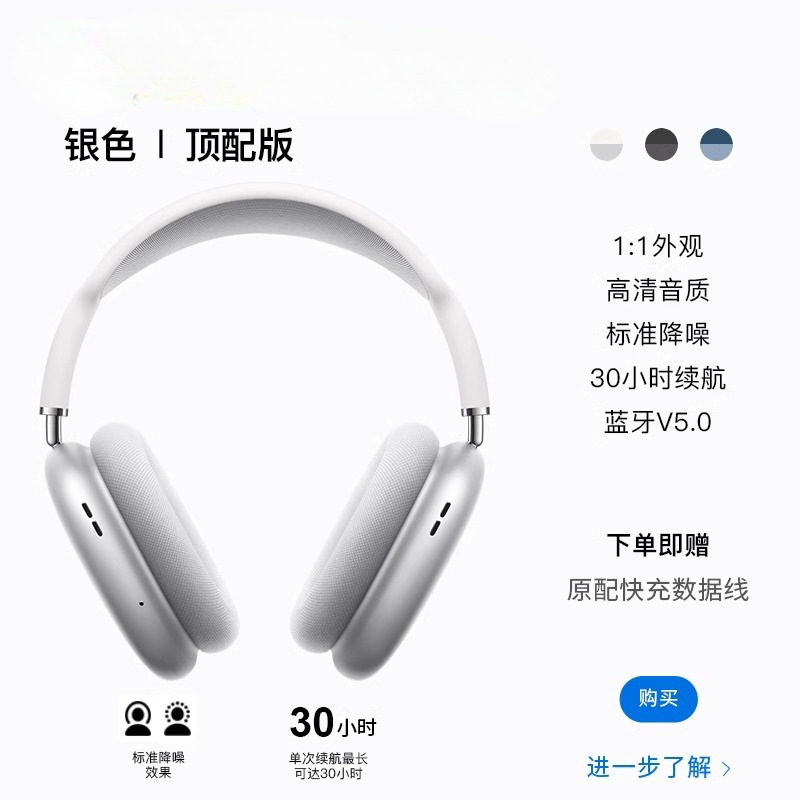 ヘッドマウント Bluetooth ヘッドセット Huaqiangbei True Wireless Sports Pro Max 超長バッテリー寿命高品質 2024 新モデル|undefined