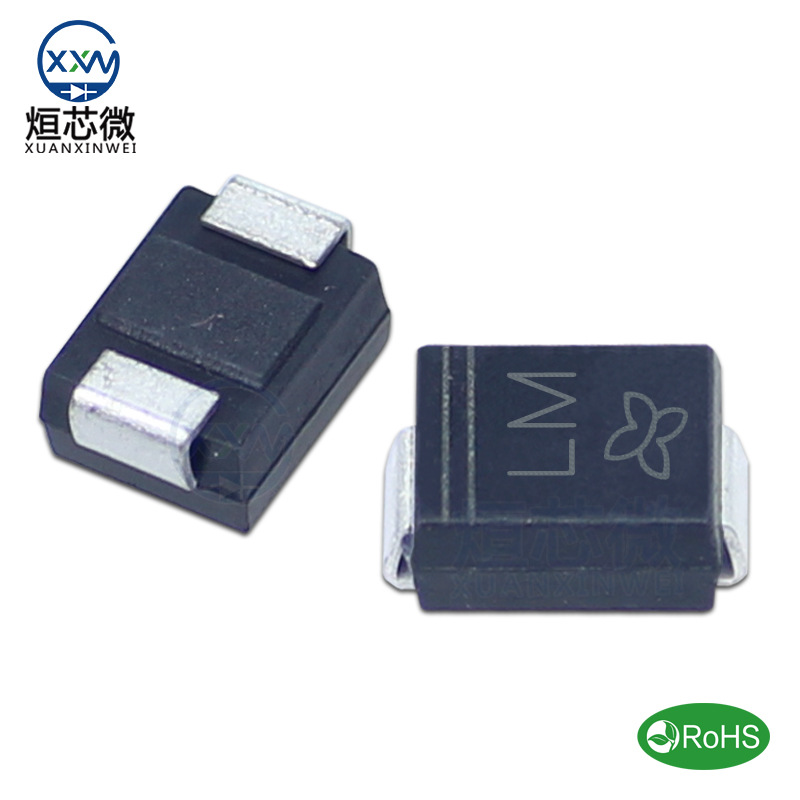 工厂直营 SMBJ15A 丝印LM  单向15V  DO-214AA封装 TVS瞬变二极管