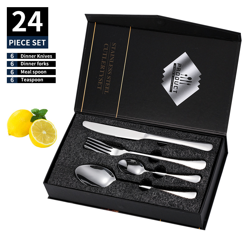 24개 세트 실버 [간단한 작은 선물 상자]