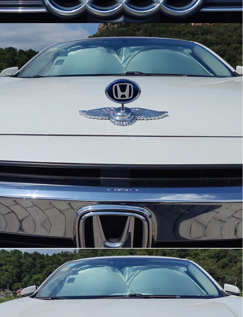 Applicable to Haver MG Volkswagen Car logo Vertical Standard Flying Eagle Standard Stainless Steel Metal Car Mark Engine Cover Vertical Standard