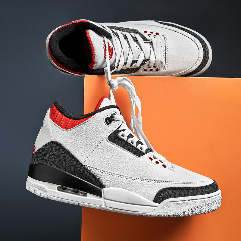 Putian fábrica al por mayor zapatos de los hombres populares zapatos de las mujeres zapatos corrientes puro original AJ3 baloncesto zapatos pareja casual zapatilla de deporte