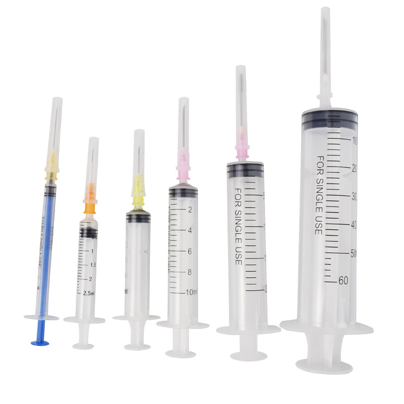 Veterinaria aguja desechable inyector medicina dispositivo cerdo mascota perro gato vacuna con aguja jeringa 10ml50 aguja tubo 100