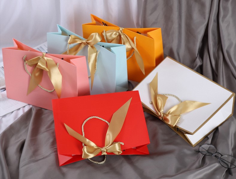 Casual, Elegant, Lady Style Valentine'S Day Casual Elegant Lady Bow Knot Wedding Gift Bags Party Supplies Gift Wrapping Supplies 1 Piece