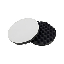 8英寸汽车美容抛光打蜡海绵轮波浪自粘打磨抛光盘海绵盘