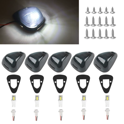 Other lights Ford F-250F-350 1999-2016 roof - smoked-shell-white-light-set-of-5-pieces-in-color-box