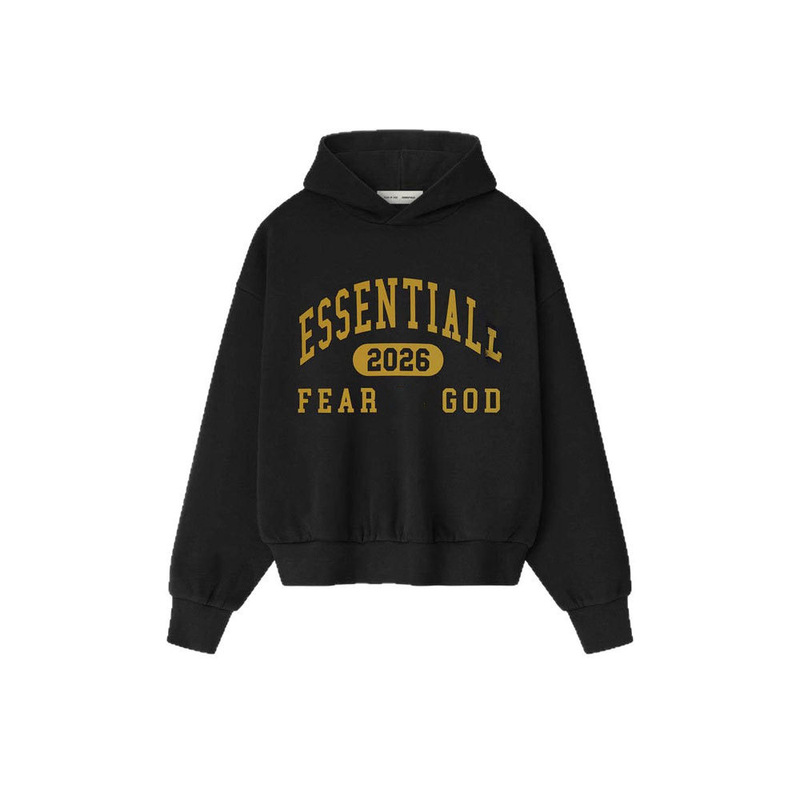Fog Sweatshirt Multi-Thread Essentials Hoodie High Street Fashion Brand Fleece-Lined Couple Autumn and Winter Heavy Hooded Sweatshirt for Men