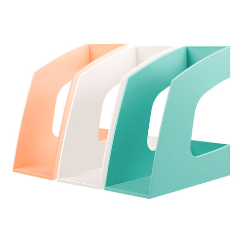 Chuangyi diy file bar desktop office supplies document storage shelf student bookshelf plastic file frame
