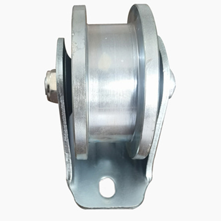 重型轨道滑轮H型耐磨静音槽轮重载脚轮承重轴承万向轮转向轮