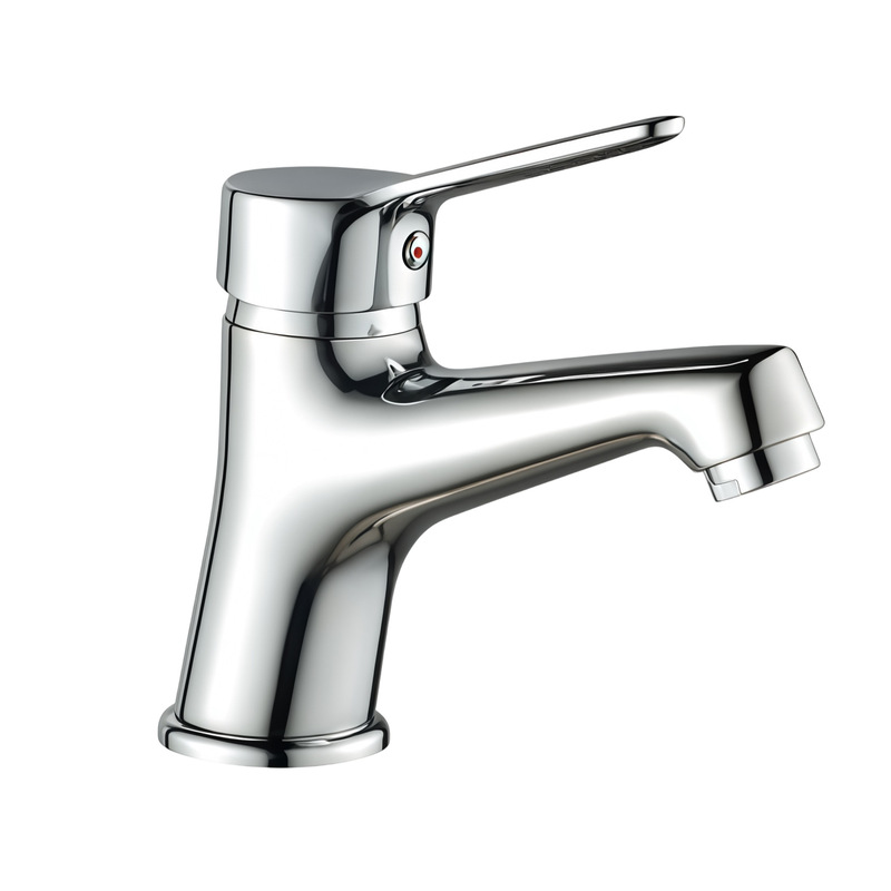 Ce Certified European-Style Minimalist Copper Basin Faucet, Single-Hole Hot and Cold Water Faucet, Universal for Countertop and Basin Sinks Ce Certified European-Style Minimalist Copper Basin Faucet, Single-Hole Hot and Cold Water Faucet, Universal for Countertop and Basin Sinks