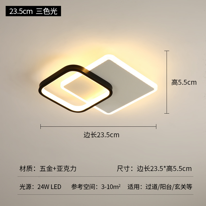 Luz de techo Luz del pasillo Luz Del Pasillo pasillo creativo Luz de Cristal balcón moderno minimalista Nórdico dormitorio lámparas