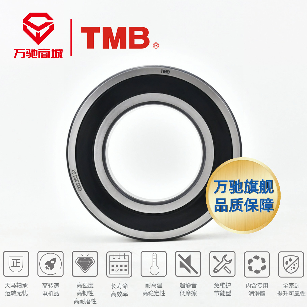 TMB/天马轴承6305高速电机长寿命低噪单列深沟球轴承通用
