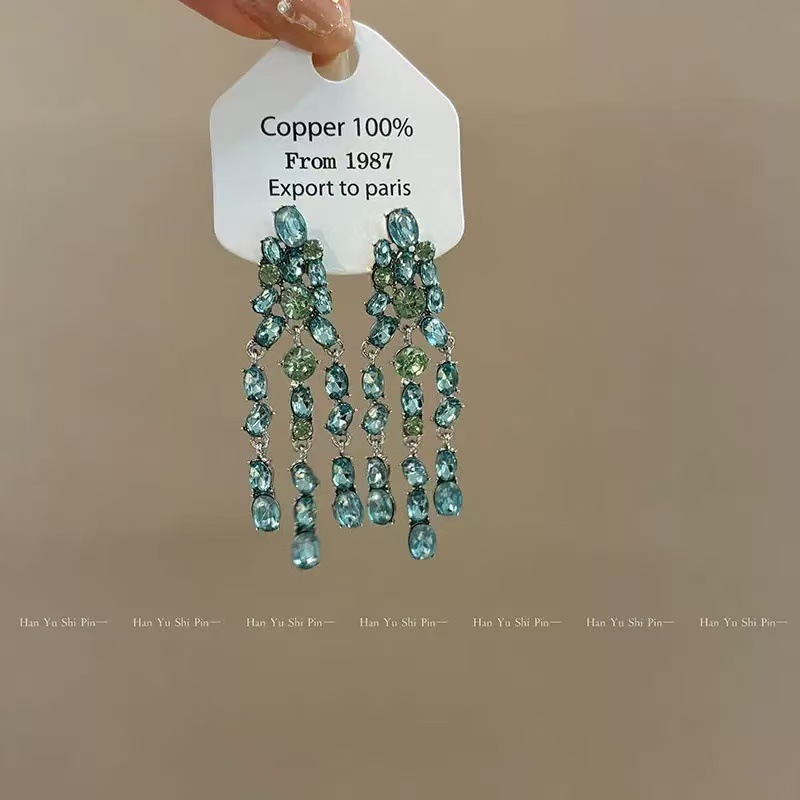 森系简约布艺花朵耳环小众设计感气质甜美小清新时尚个性精致耳环|undefined