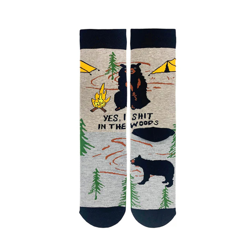 65g Weight Socks Classification Socks Lingerie Type Cotton (more than 50%) Fabric Type A Pair Quantity Casual, Daily Occasion Animal, Color Block Pattern All Seasons Season Unisex Gender Cute Style A Pair Cute Unisex Animal Color Block Cotton (more Than 50%) Crew Socks 7