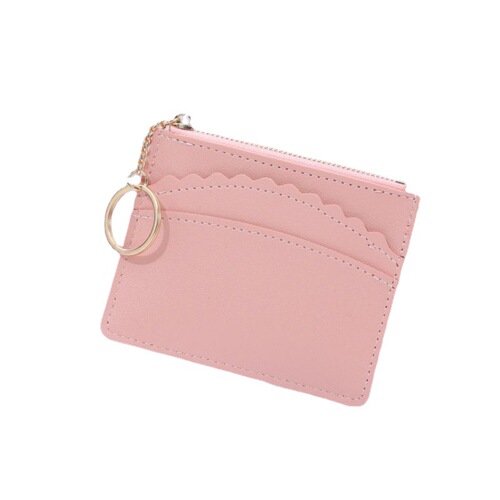 2024 Factory direct sales Korean version of the new cross-border multi-card slot zipper card bag ID bag coin purse PU customized LOGO