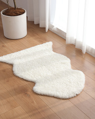 Fluffy Lamb Fur Pure Wool Sofa Cushion Drapes Window Pad Wool Carpet Living Room Bedroom Wool Seat Cushion 