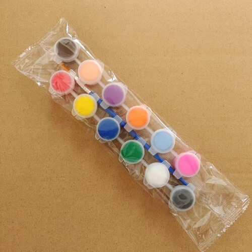 3ml 12-Color One-Piece Acrylic Finger Paints for Kids – 12 Vibrant Colors for DIY Art & Graffiti Adventures