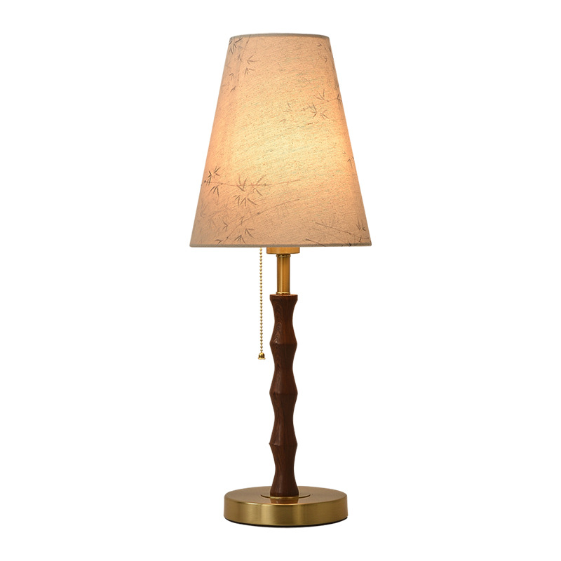 Lámpara de mesa decorativa antigua para sala de estudio Daguanyuan, lámpara de mesa con protección para los ojos, estilo retro francés, lámpara de mesa sencilla y creativa para dormitorio, L138 image 5