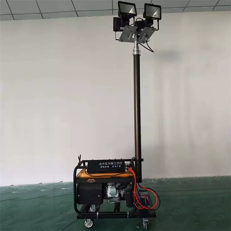 柴油拖车照明车自动升降移动照明车夜晚施工照明车机器设备