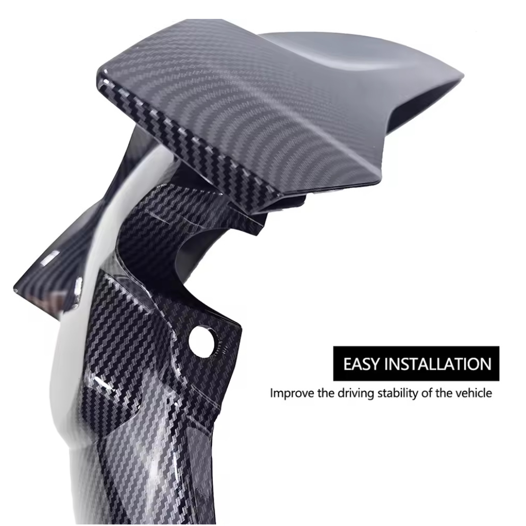 Suitable for Honda Pcx160 21-25 Motorcycle Modified Front Fender Front Wheel Water Retaining Tile Carbon Fiber Texture