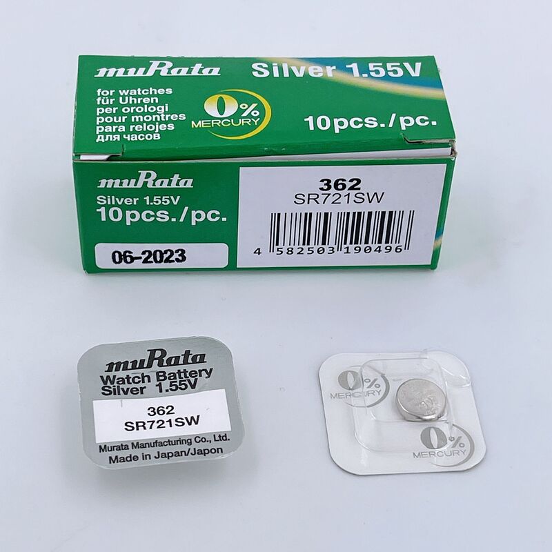 Single PAck MurAtA muRAtASR721SW WAtch DigitAl 362A/362/361/LR720/AG11 Button BAttery Single PAck MurAtA muRAtASR721SW WAtch DigitAl 362A/362/361/LR720/AG11 Button BAttery