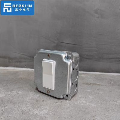 Interruptor de toma de aire industrial de Berklin ventilador de cemento abierto ventilador de cinco agujeros retrógrado galvanizado una cuenta de doble control dos o tres enchufes