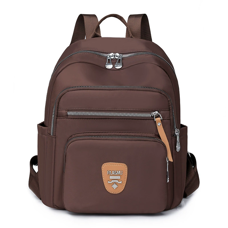 Capacious backpack, fashionable nylon shoulder bag, high-quality style