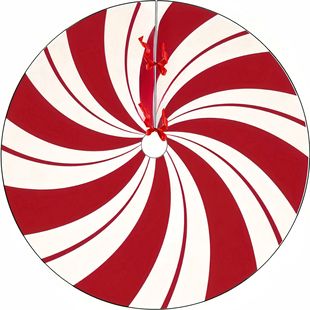 Cross-Border Amazon Hot Selection Christmas Series Tree Group Red and White Snowflake Vortex Series Christmas Tree Skirt Can Be Ordered According to the Picture