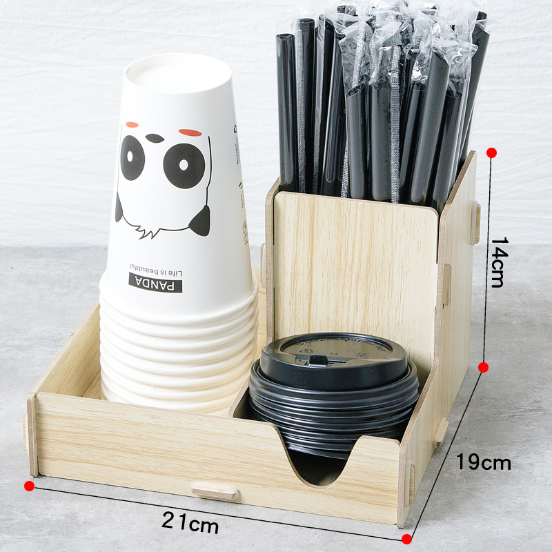 コーヒーミルクティーショップ使い捨て紙コップホルダーカップホルダーストロー収納ボックスカップディバイダーバー用品専門店センシェンシェン|undefined