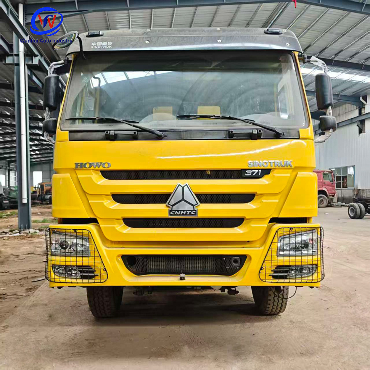 Howo 8×4 heavy-duty dump truck, 400 horsepower, specialized for mining and infrastructure, 90% new, engineering dump truck