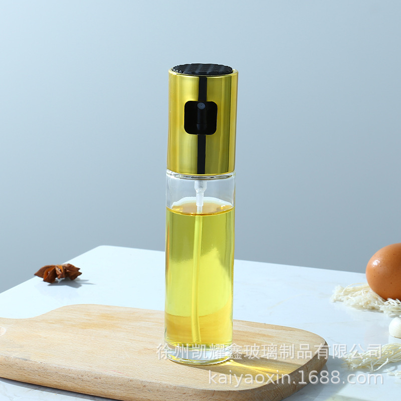 Botella de inyección de combustible para barbacoa Olla de inyección de combustible para el hogar rociada Botella de inyección de combustible para la cocina del hogar Freidora de aire Olla de control de aceite de vidrio