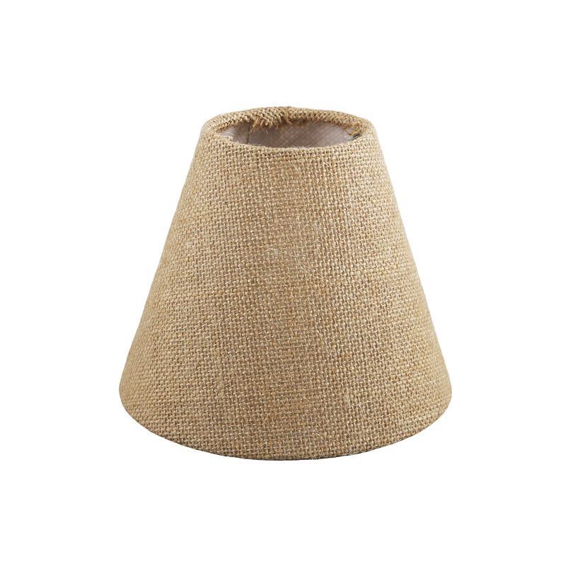 Pantalla de lámpara redonda cónica, carcasa de lámpara plana de lino, lámpara de cabecera, lámpara de pie, accesorios de decoración de lámpara de pared, carcasa de pantalla de lámpara de escritorio