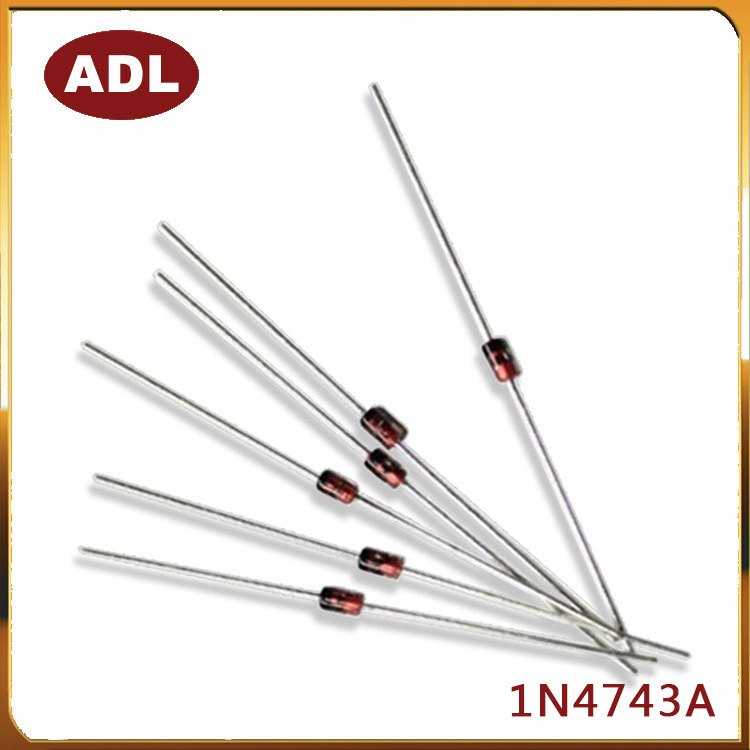 奥德利 1N4743A 稳压二极管 1W13V 直插稳压管 玻封DO41 工厂现货