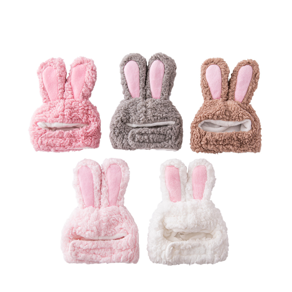 Cross border Kitty rabbit Headgear Small ears Hat English short Teddy Rabbit Ears Headgear Cotton Hat