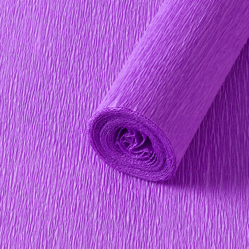 Thickened [Violet] Crepe Paper - 1 roll