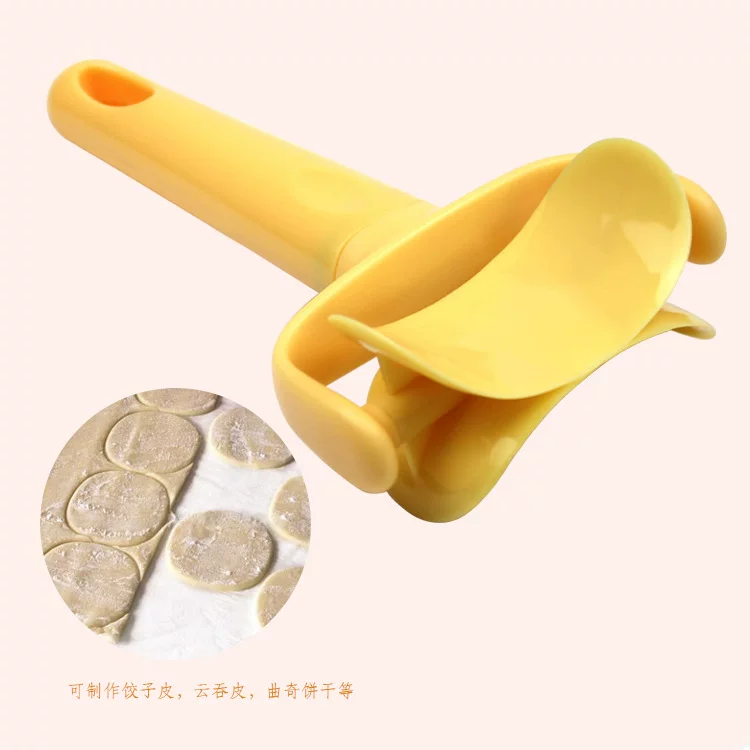 [厂家批发饺子皮切模具滚轮曲奇饼干切刀手动包饺子模具厨房小工具]