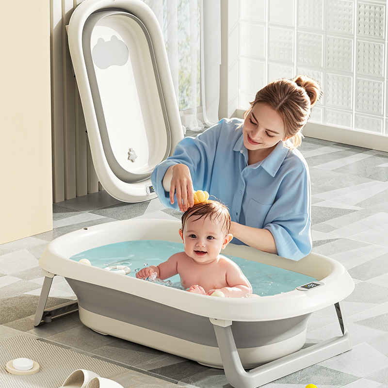bañera para bebés bañera plegable bañera para bebés sensible al calor bañera para bebés bañera para bebés