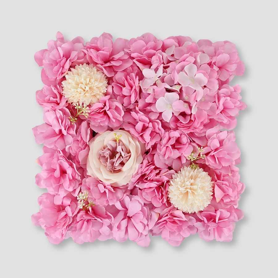 Pared de flores simuladas, rosas, hortensias, fondo artificial para bodas, pared para fotografía de bodas, flores falsas, accesorios de decoración para el hogar
