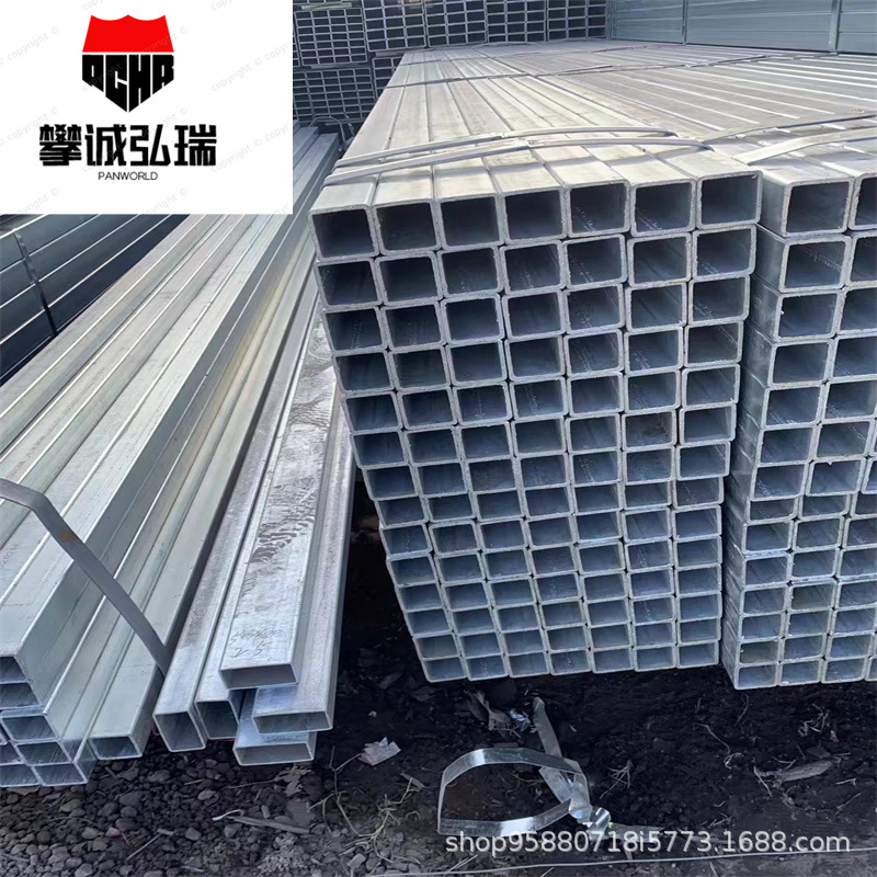 镀锌方管原厂销售 Q235B方钢管镀锌方通 建筑幕墙用热镀锌方矩管