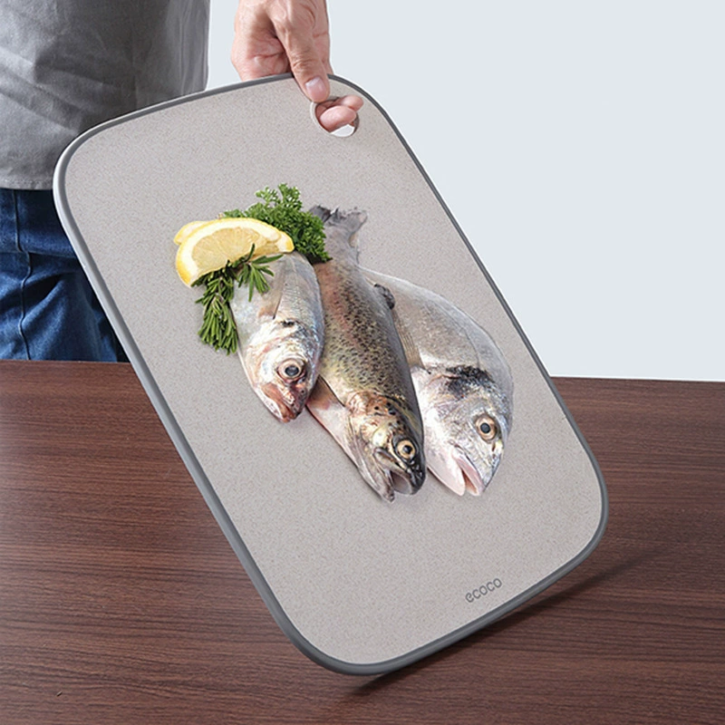 Silicone antibacterial plastic fruit small cutting board