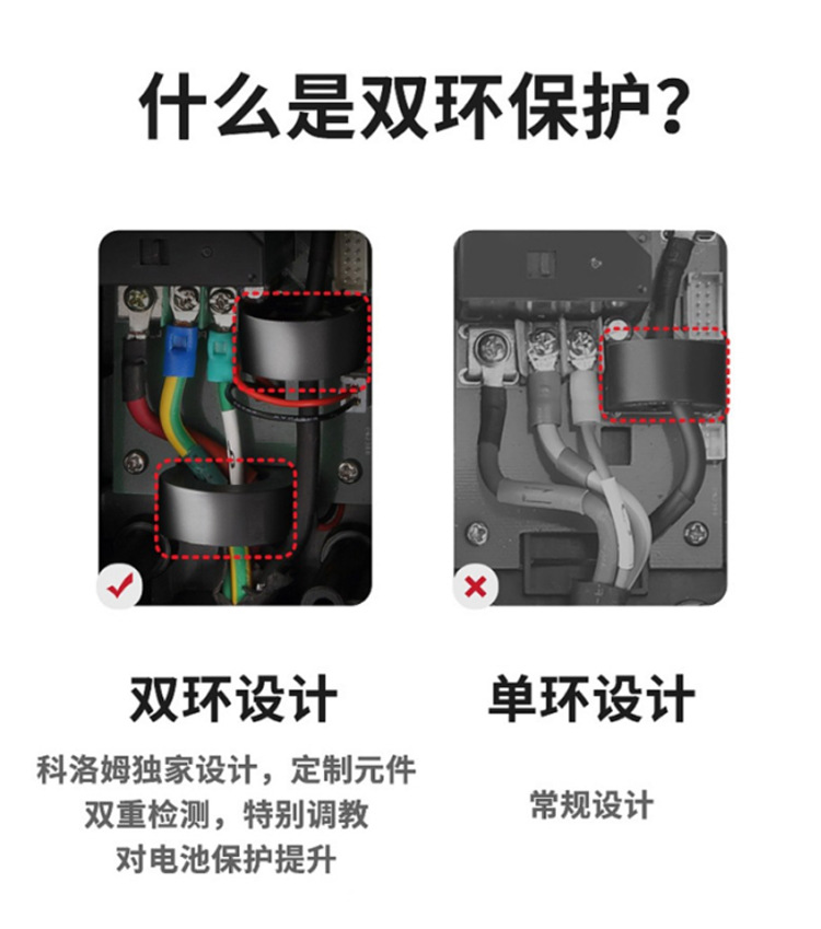 新款新能源电动汽车二合一16A/32A家用便携式款液晶显示充电枪详情9