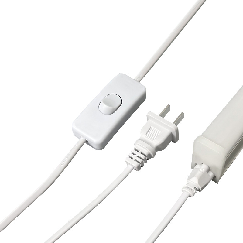 T5/T8 tubo de lámpara integrado cable de alimentación de tres orificios 1,8 metros 3 metros 5 metros con enchufe con cable en serie de conexión de interruptor