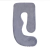 Crystal Fleece Grey-Single Pillow Cover
