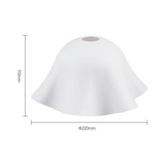ガラスのランプカバーの外殻E27通用型の電気スタンドのシャンデリアの壁の明かりのレストランの明かりはランプカバーのDIY種類の照明器具の部品を交換します。