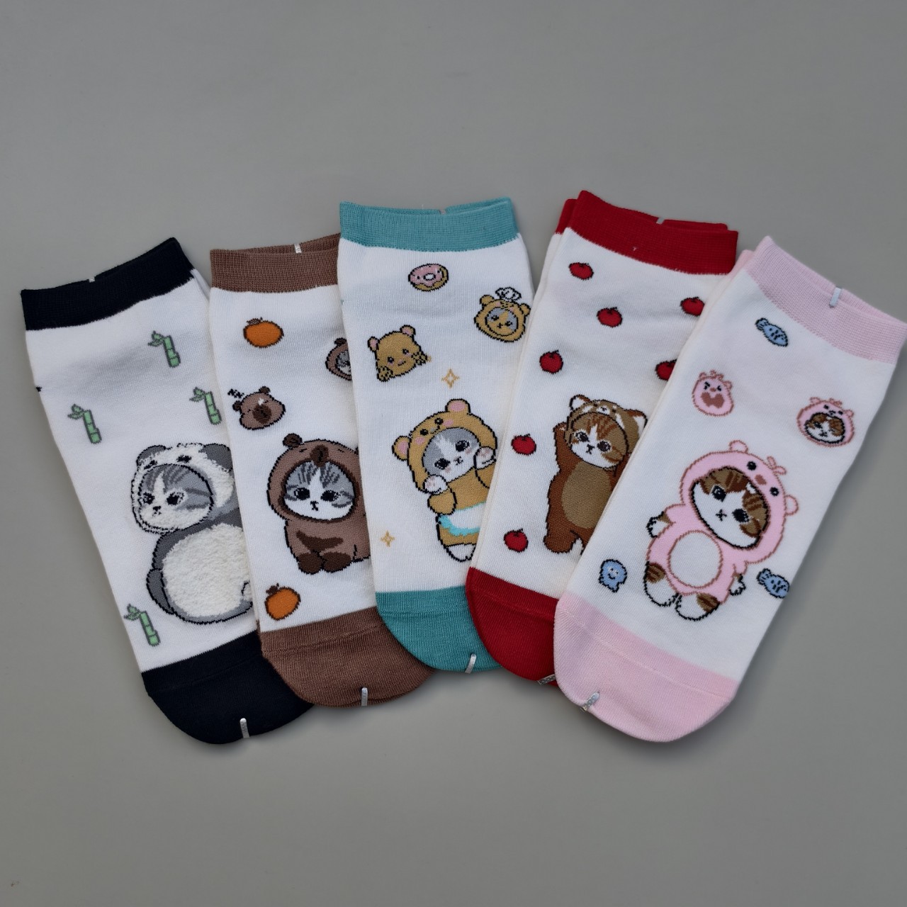 Japanese Mofusand Cat Boat Socks All-In-One Series Export Export Female Cartoon Cotton Socks Short Socks Cute Socks