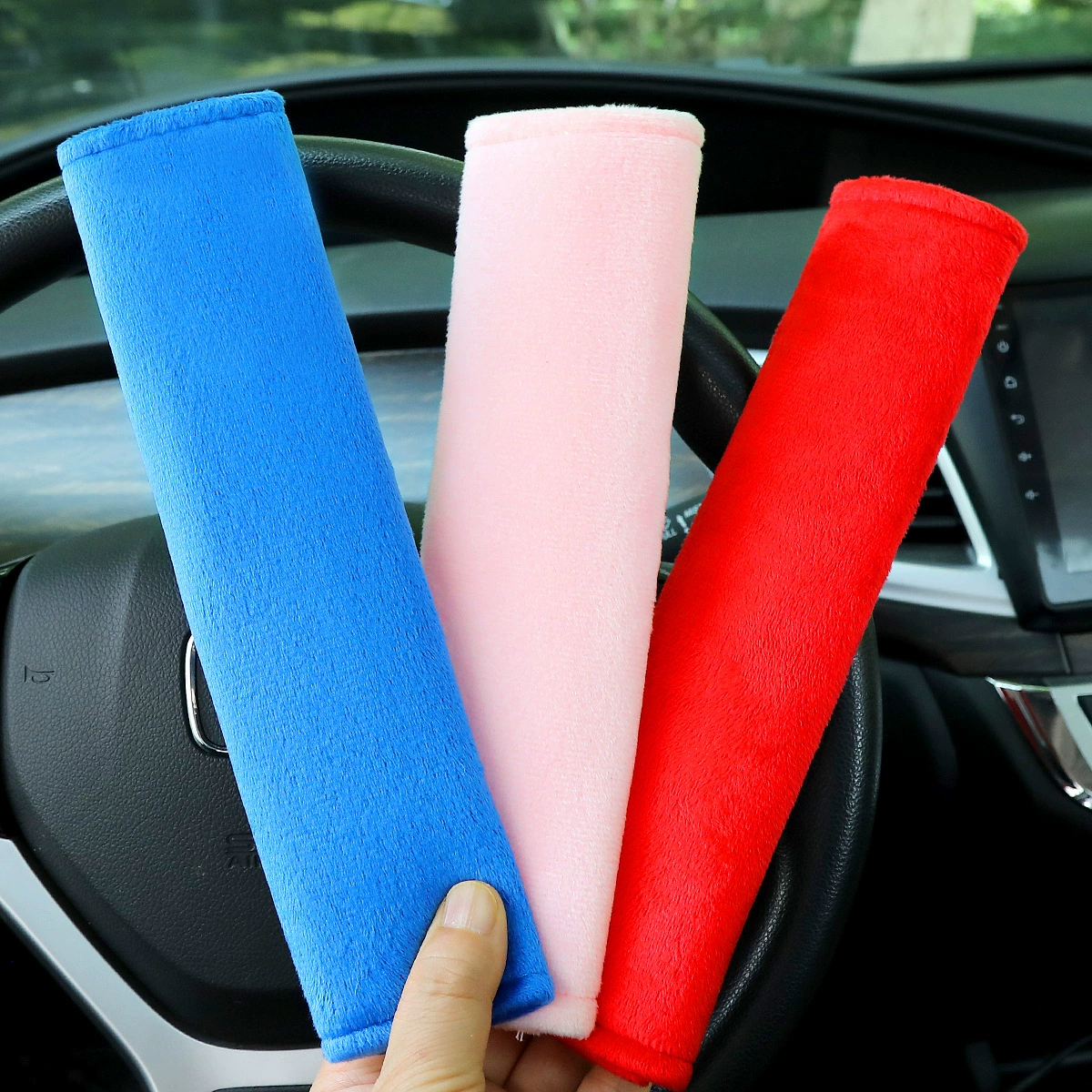 Прямые поставки с завода: накладки на ремни безопасности автомобиля, плюшевые, мягкие, комфортные, предотвращающие удушение.